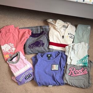 Roots Kids Dresses, Pant, Shirt Bundle